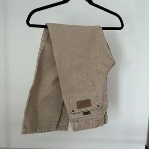 Wrangler Tan Jeans 28" Small